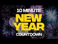 New Year 10 Minute Countdown Clock - Auld Lang Syne