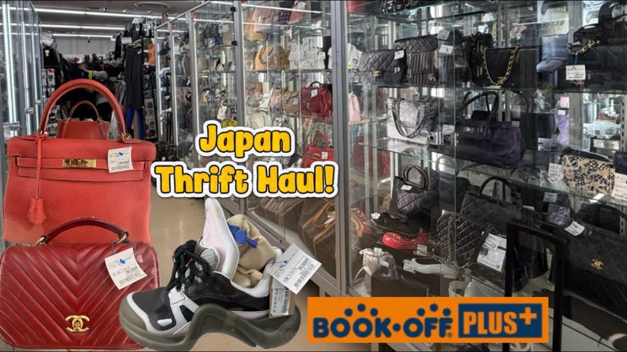 Japan Thrift Haul! 🇯🇵 Touring Book Off Ueno (LV, Chanel
