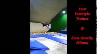 YourFreestyleTrainer.com - Virag (Europeran Wakeboard Champion) trampoline training cork 900