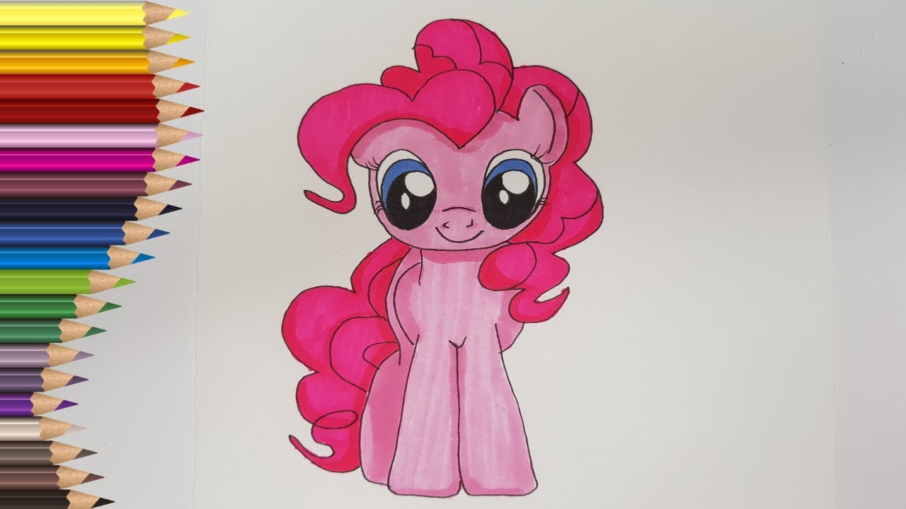 💙 ️💛 Desenez si Colorez Micii Ponei : PINKIE PIE | My Little Pony - YouTube
