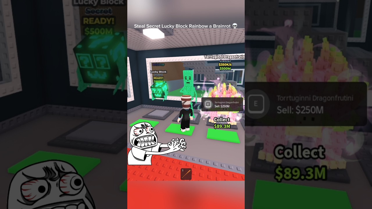 Steal Secret Pot Hostspot Lucky Block Rainbow a Brainrot