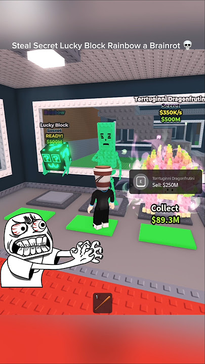 Steal Secret Pot Hostspot Lucky Block Rainbow a Brainrot