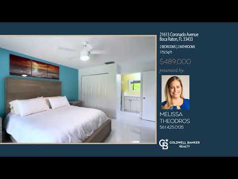 21613 Coronado Avenue, Boca Raton, FL home video tour