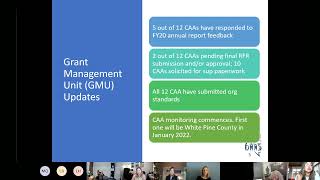 Nevada Community Service Block Grant (CSBG) Communication Webinar November 10, 2021