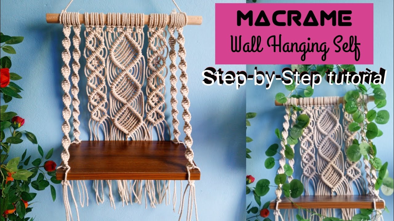 Macrame Wall Hanging Tutorial | DIY Macrame Wall Hanging for Beginners ...