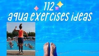 BEST 114 BEST WATER AEROBIC EXERCISES! Sculpt your body, get strong core and lose extra weight.