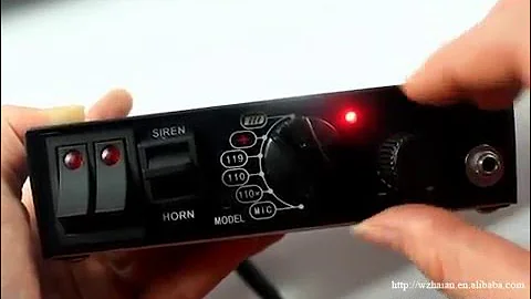 7 tones Electronic Alarm Siren for Emergency Vehicle Made-in-China