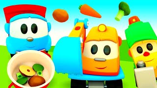 Çizgi film. Oyuncak Kamyon Leo ile yemek yapalım. Yemek oyunları. screenshot 4