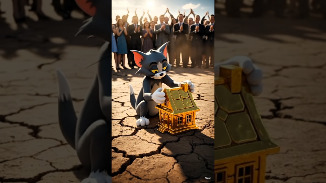 Tom vs Jerry | Gold House vs Silver House | Cinematic 360° AI Short🔥 | 