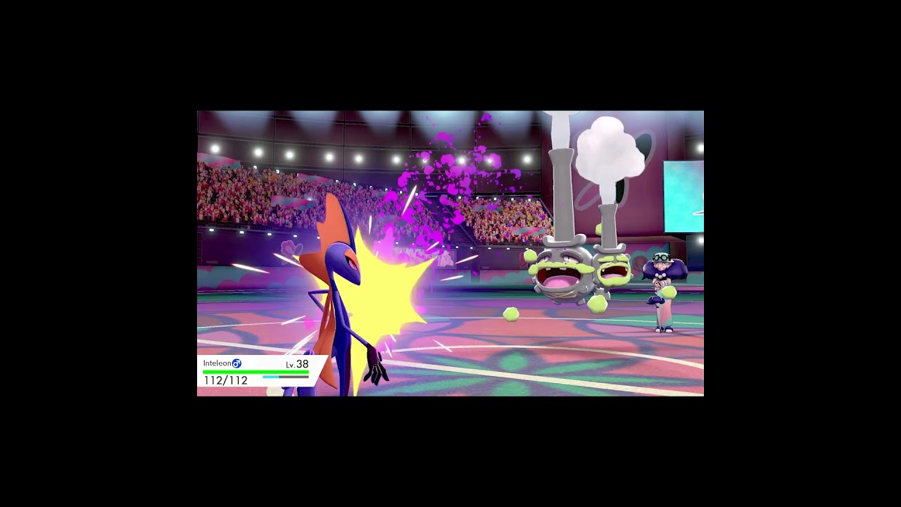Inteleon Vs Wheezing Pokemon Sword 