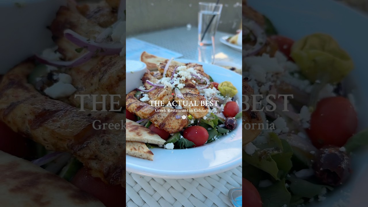 The actual BEST Greek Restaurant in California 🤤
