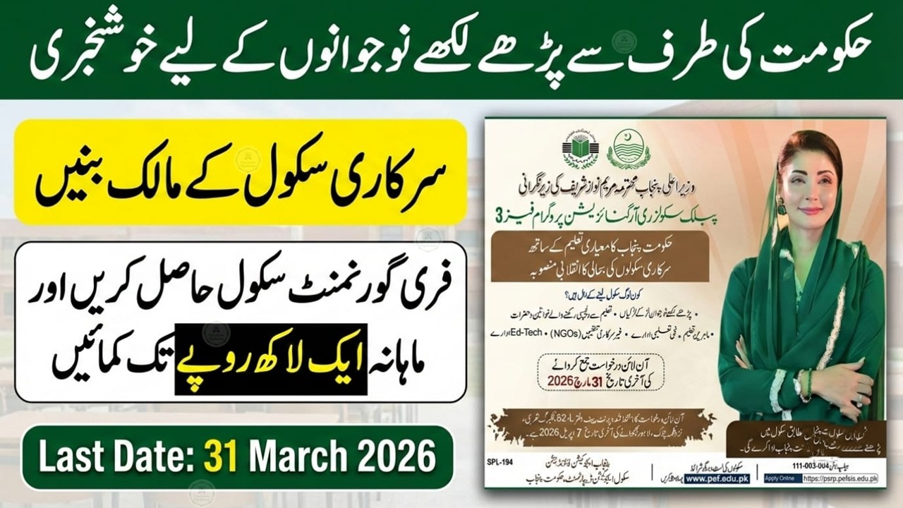 Public School Reorganization Program Phase 3 | PSRP Phase 3 School List | PSRP Phase 3 in Punjab