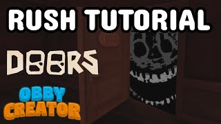 How to make Rush obby creator 