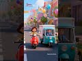 Canción de vehículos - Vehicles Song | Spanish Nursery Rhymes for Kids | Galatta Kids | Shorts