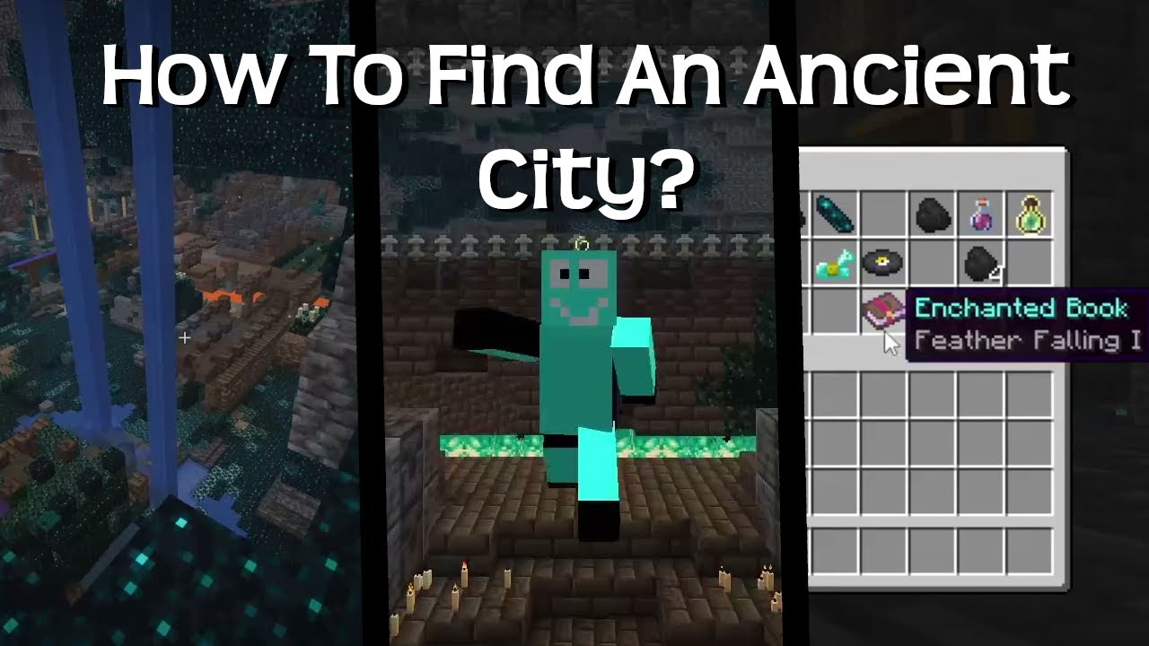 How To Find An Ancient City In Minecraft?! - YouTube