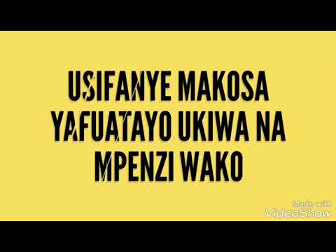 Video: Usifanye Hivi Unapokuwa Na Hasira