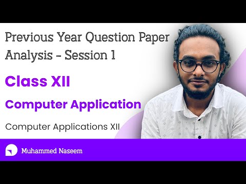 Previous Year Question Paper Analysis - Session 1 I Computer ...