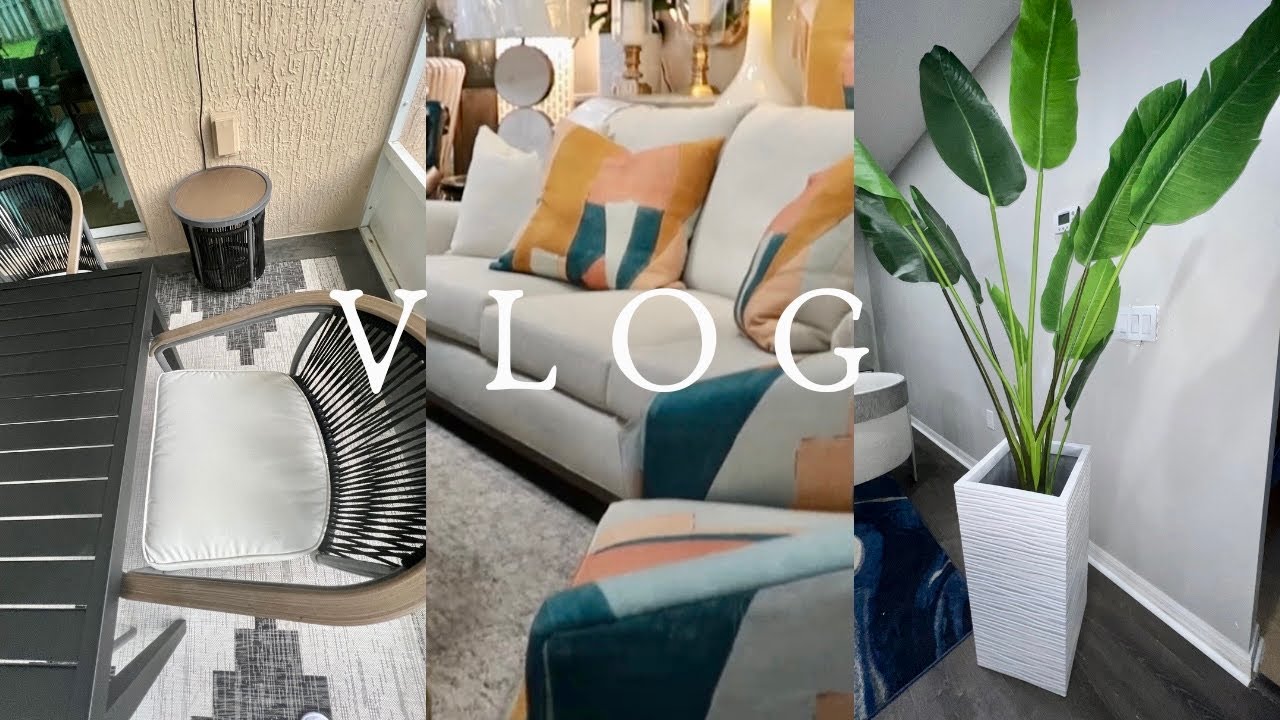 HOME DECOR! + HIGH END FURNITURE STORE + DIY + PATIO UPDATES