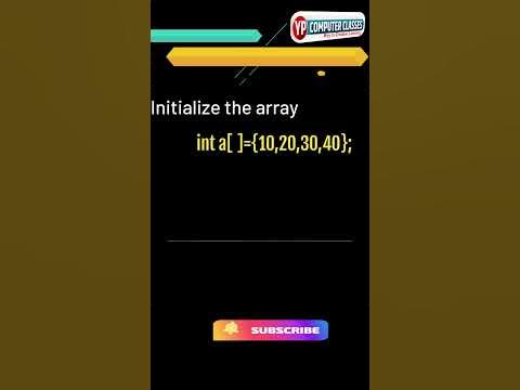 What is a Subscript and subscripted variable in an Array | #shorts | YP ...