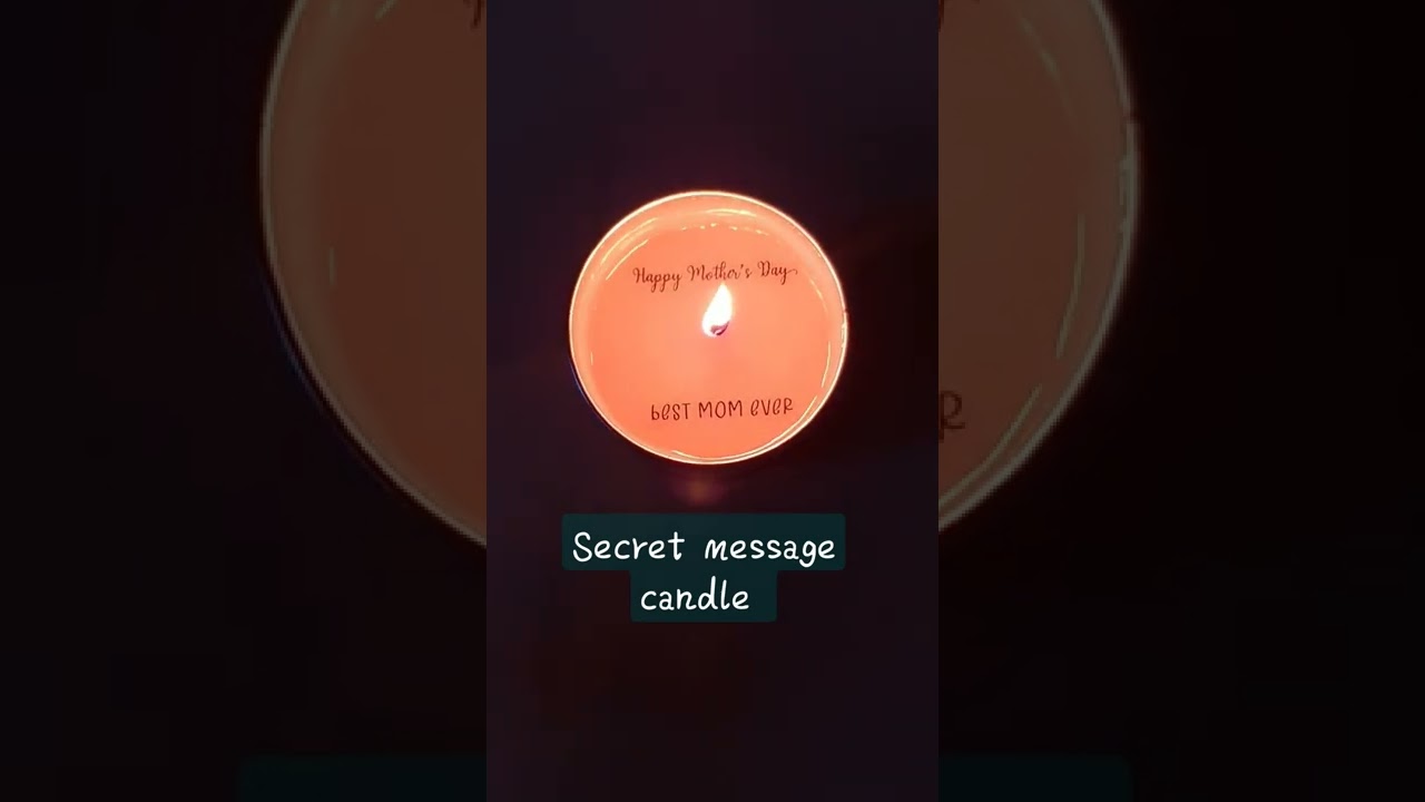 secret message candle 告白蠟燭 縮圖