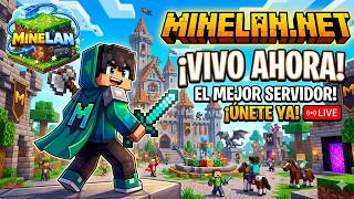 recomendando servidores para minecraft Mineland.net java y bedrock - mineland network live v