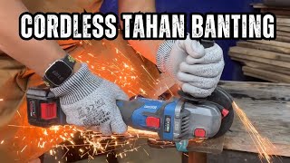 Gerinda Brushless Canggih dari DongCheng ‼️ DCSM04-100 Cordless Angle Grinder DSC Variable Speed