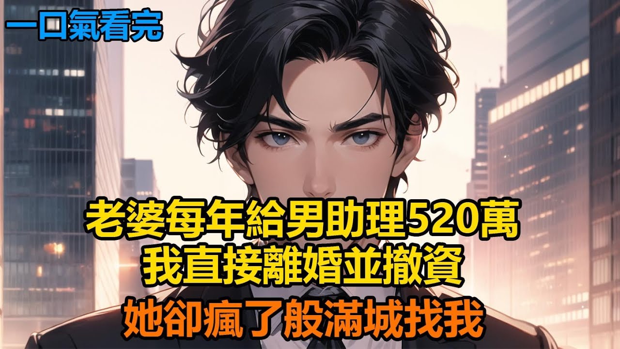 老婆每年給男助理520萬，我直接離婚並撤資，她卻瘋了般滿城找我