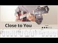 【TAB】Carpenters - Close to You - FingerStyle Jazz Guitar ソロギター【タブ】
