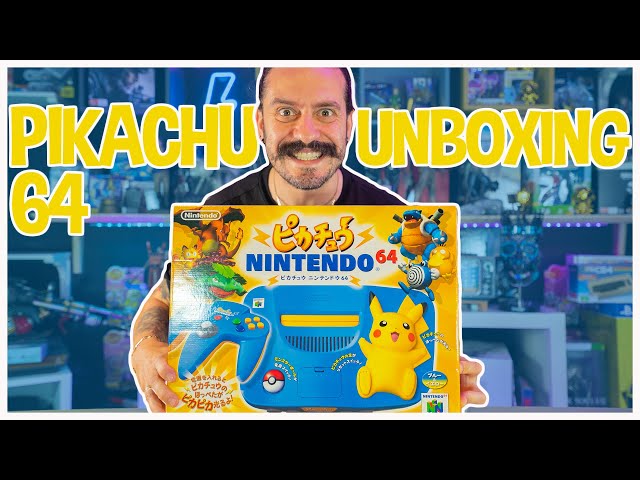 We unboxed a LIMITED Nintendo 64 Pikachu Edition in 2023 - YouTube