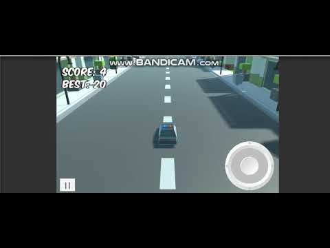 Police car run in rush  unity  template download  source code 2020