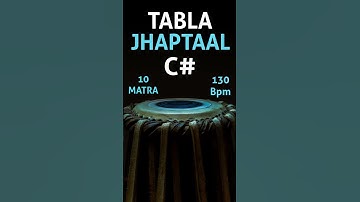 Practice With Jhaptaal |C#| 130 Bpm| 10 Matra Taal |#muzzico