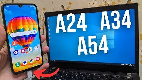 Samsung Galaxy A24 / A34 / A54 -Connect to PC & Transfer Files, Photos,Videos to Computer Laptop Mac