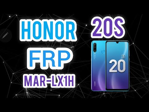 Honor 20s FRP Bypass MAR-LX1H Сброс Google Account