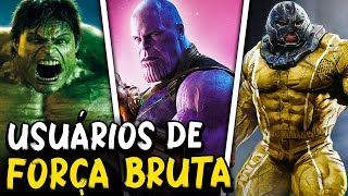 15 Usuários de FORÇA BRUTA Mais FORTES da MARVEL