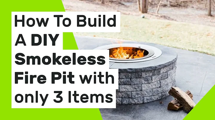 How To Build A DIY Smokeless Fire Pit With ONLY 3 Items