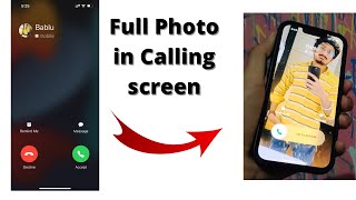 How to set full screen photo on iPhone while calling | Set calling photo screenshot 5