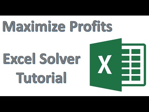 Maximize Profit by Optimizing Production Using Excel Solver