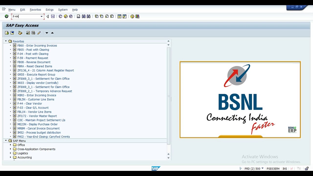 FUEL  ADVANCE SETELLEMENT IN SAP