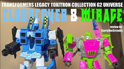 HOT 90’s GARBAGE! Transformers Toxitron Collection G2 Mirage + Cloudcover review by GarrytheGremlin