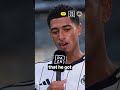 Jude Bellingham reacts to not being able to play against his brother Jobe 🥲 #fifacwc #realmadrid