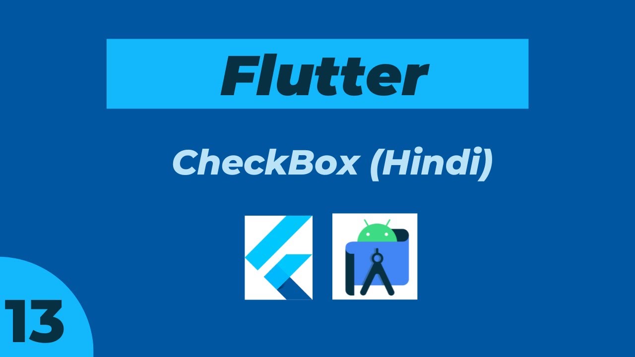 #13 CheckBox in Flutter in hindi. - YouTube