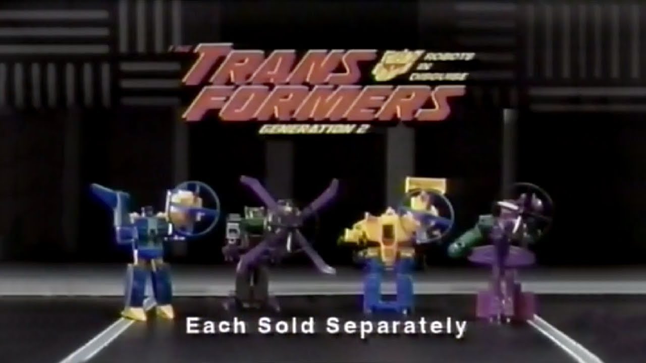 TRANSFORMERS ROTORS "Generation 2" COMMERCIAL (1994) YouTube