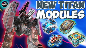 New Titan MODULES Healing And Anti Lockdown - War Robots Test Server Gameplay WR