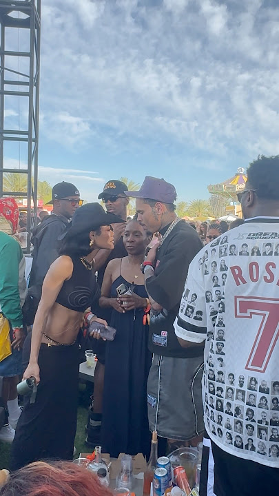 Chris Brown and Teyana Taylor Get into it at Coachella 👀