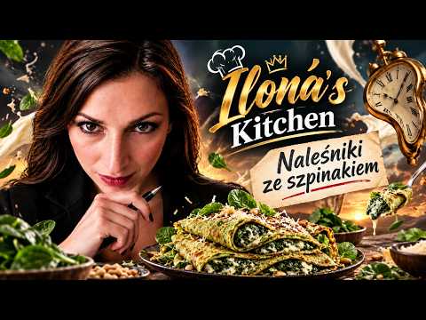 Ilona's Kitchen Naleśniki ze szpinakiem