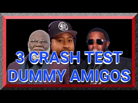 3 CRASH TEST DUMMY AMIGOS