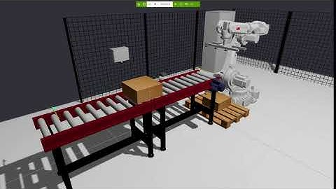 Open Emulation - Example of Simple Sorting Line (Simumatik)