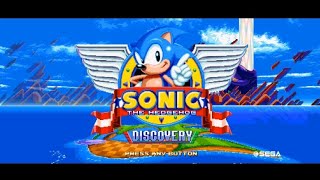 Sonic Discovery Project + Discovery Title Screen Gameplay! (SONIC MANIA PLUS, MY MODS PRESENTATION)