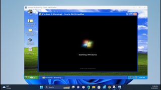 installing windows 7 in win xp in win 11