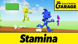 Let's Add a Regenerating Stamina Bar to Game Builder Garage so Blue Person Doesn't Always Win